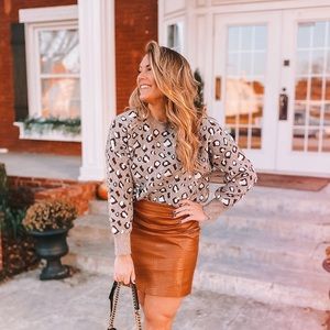 Animal Print Sweater